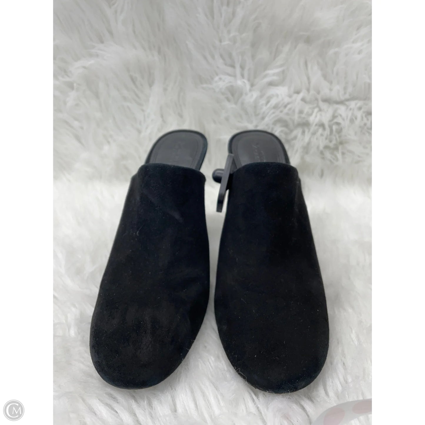 Shoes Heels Block By Mercedes Castillo -  In Black, Size: 9.5