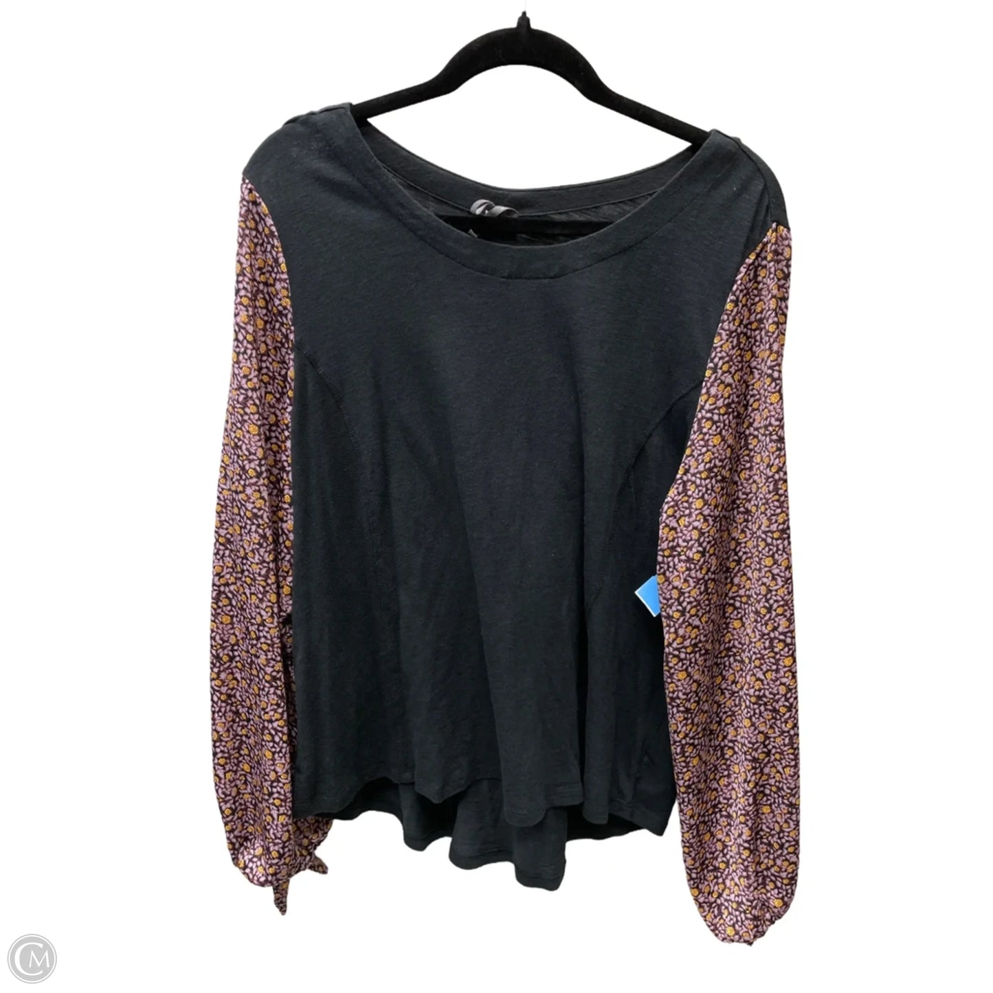 Top Long Sleeve By Anthropologie In Black, Size: Xl