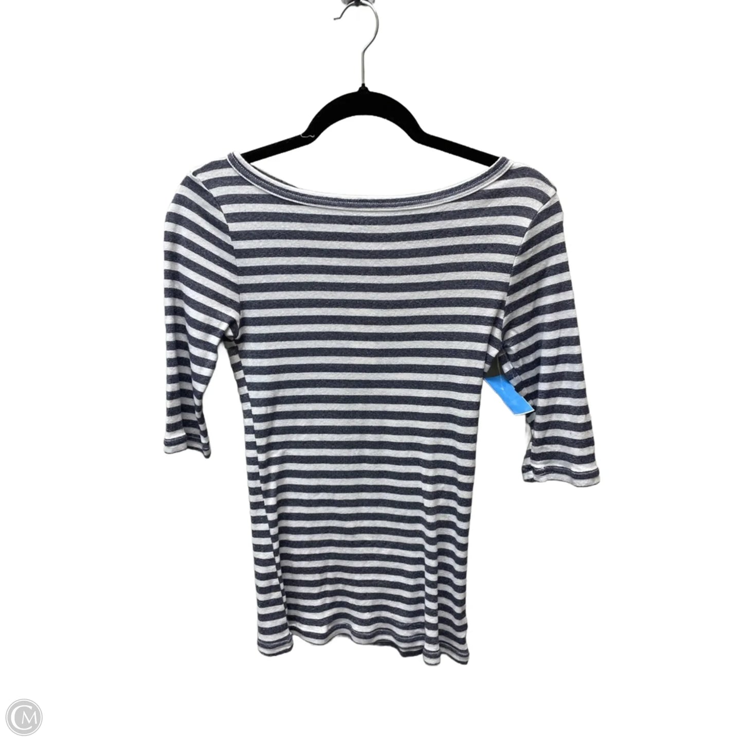 Top 3/4 Sleeve By Michael Stars In Striped Pattern, Size: Xs