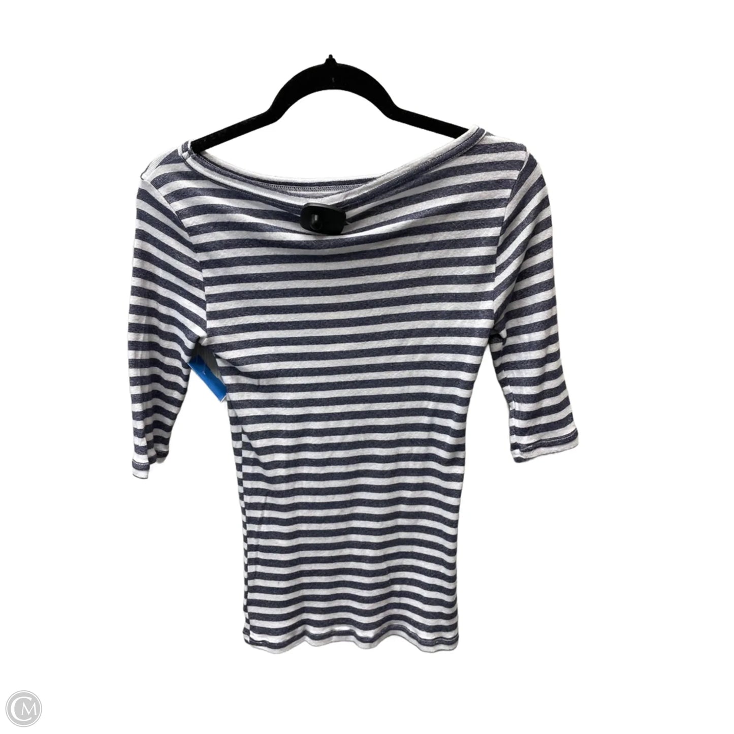 Top 3/4 Sleeve By Michael Stars In Striped Pattern, Size: Xs