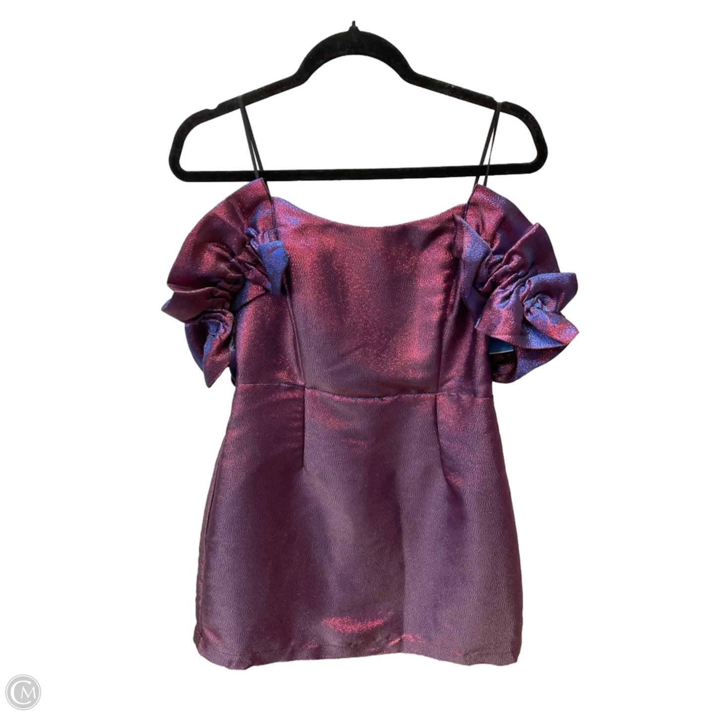 Dress Party Short By Do + Be In Blue & Purple, Size: M