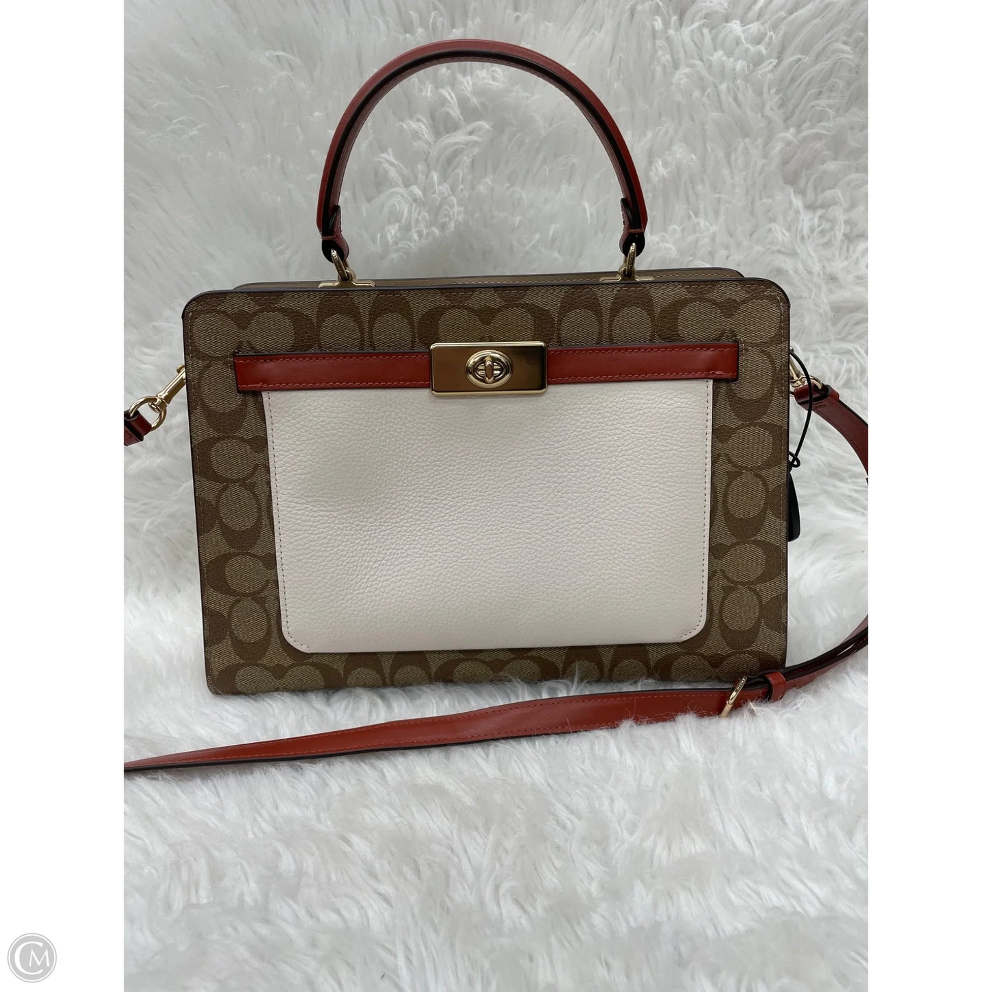 Handbag Designer By Coach, Size: Large