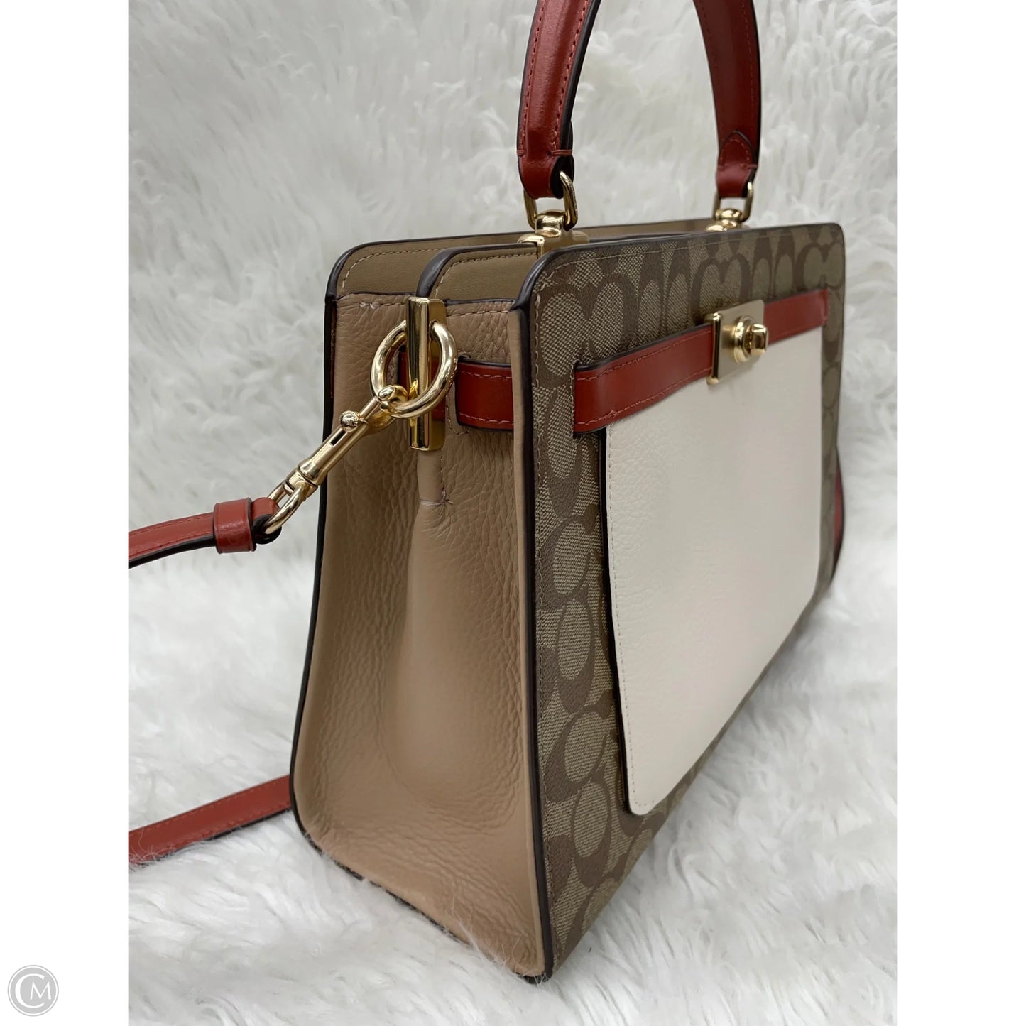 Handbag Designer By Coach, Size: Large