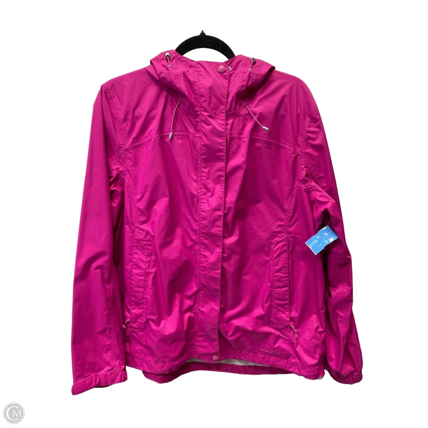 Jacket Windbreaker By L.l. Bean In Pink, Size: L