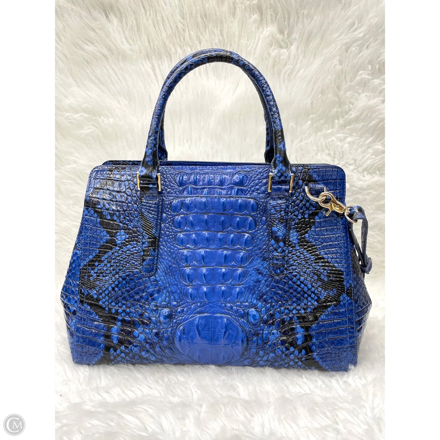 Handbag Designer By Brahmin, Size: Large