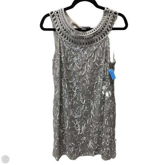 Dress Party Short By Jessica Howard In Silver, Size: L