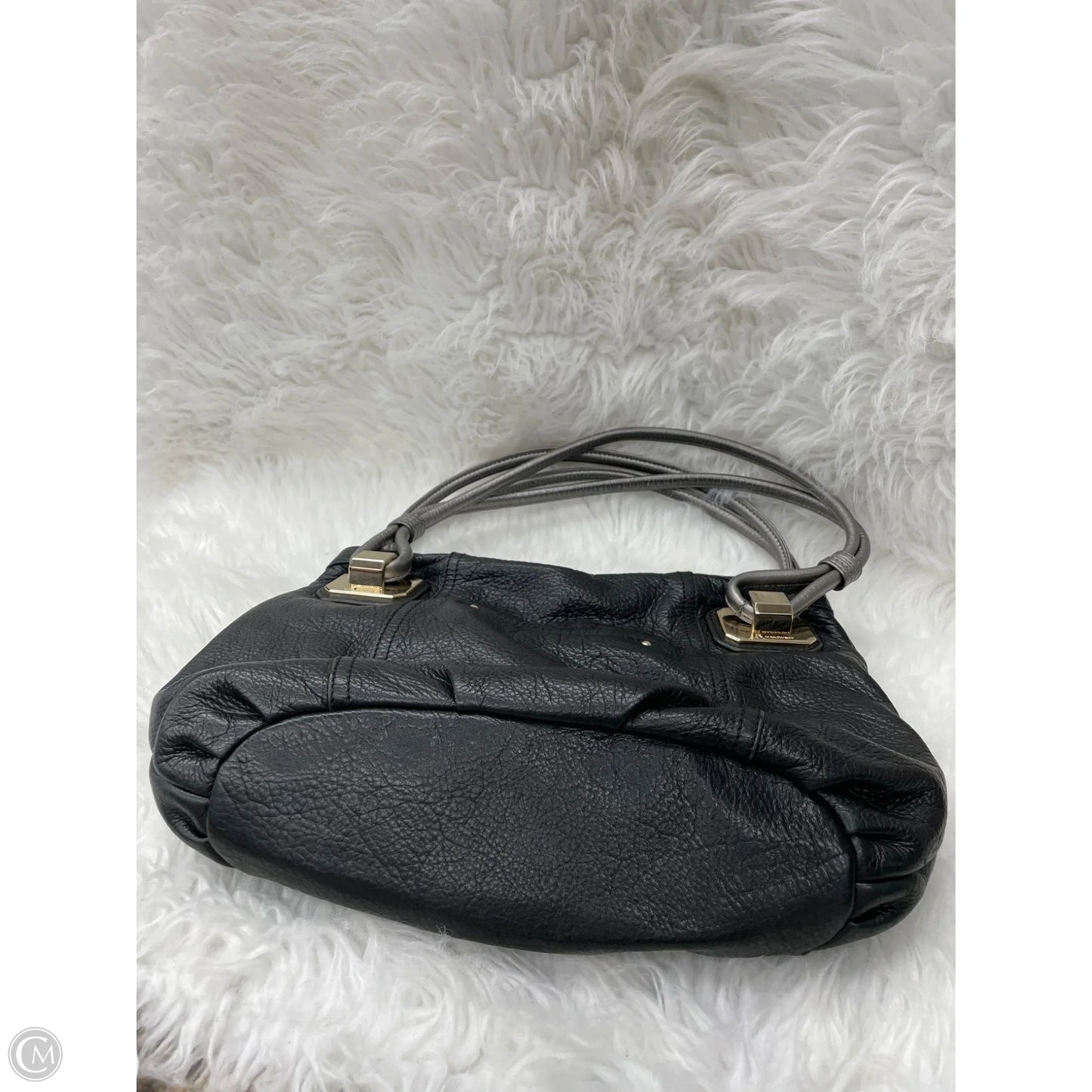 Handbag Leather By B. Makowsky, Size: Medium