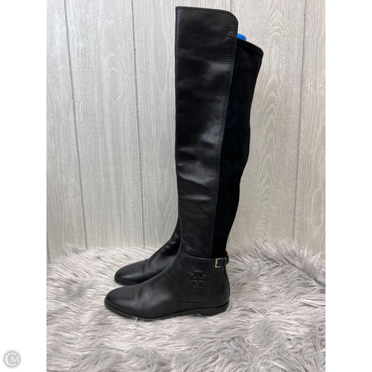 Boots Designer By Tory Burch In Black, Size: 6