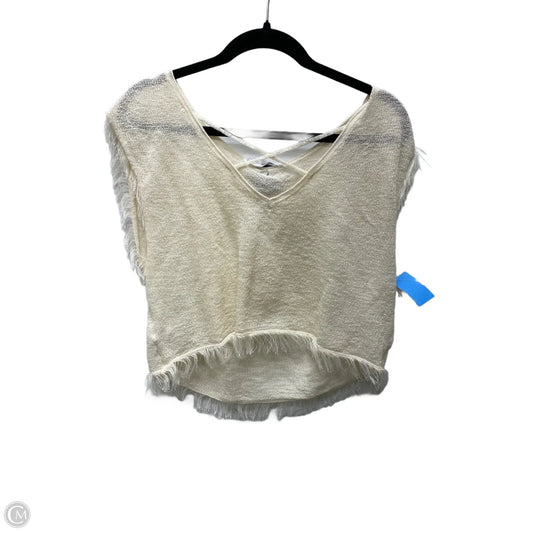 Top Sleeveless By Bcbgeneration In Cream, Size: L