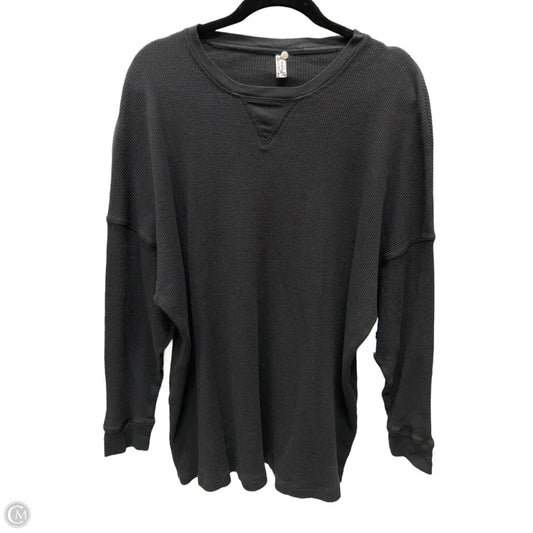 Top Long Sleeve By Free People In Grey, Size: S