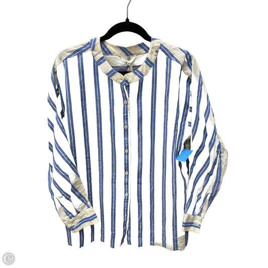 Top Long Sleeve By Lou And Grey In Striped Pattern, Size: S