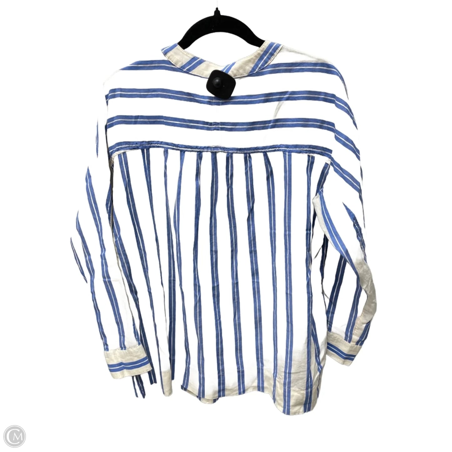 Top Long Sleeve By Lou And Grey In Striped Pattern, Size: S