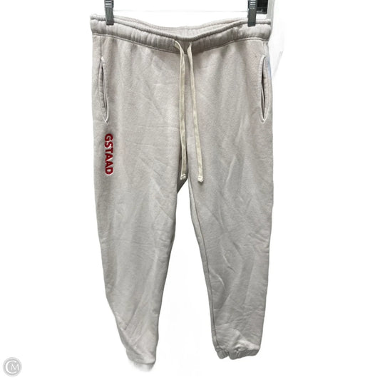 Pants Joggers By Monrow In Cream, Size: M