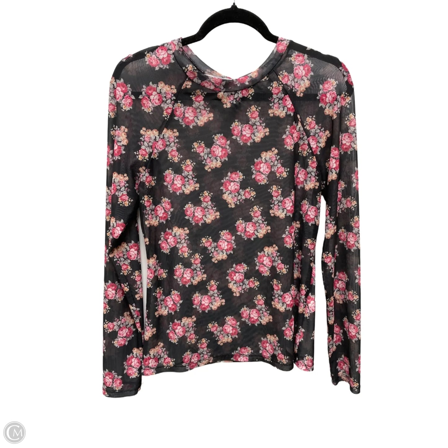 Top Long Sleeve By Clothes Mentor In Floral Print, Size: M