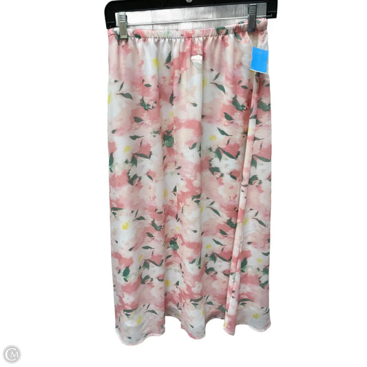 Skirt Midi By A New Day In Floral Print, Size: 4