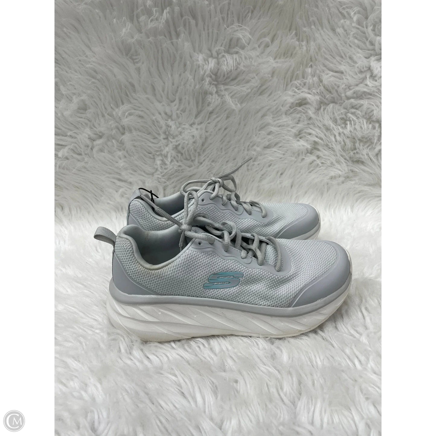Shoes Athletic By Skechers In Grey, Size: 7.5