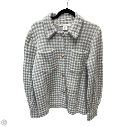 Jacket Other By Max Studio In Grey & White, Size: S
