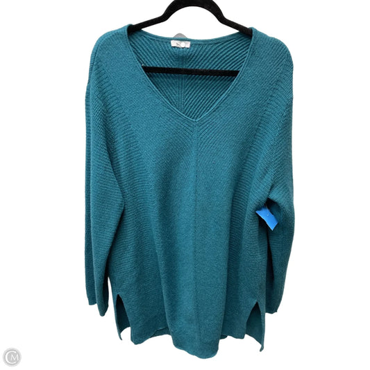 Sweater By J. Jill In Teal, Size: Xl