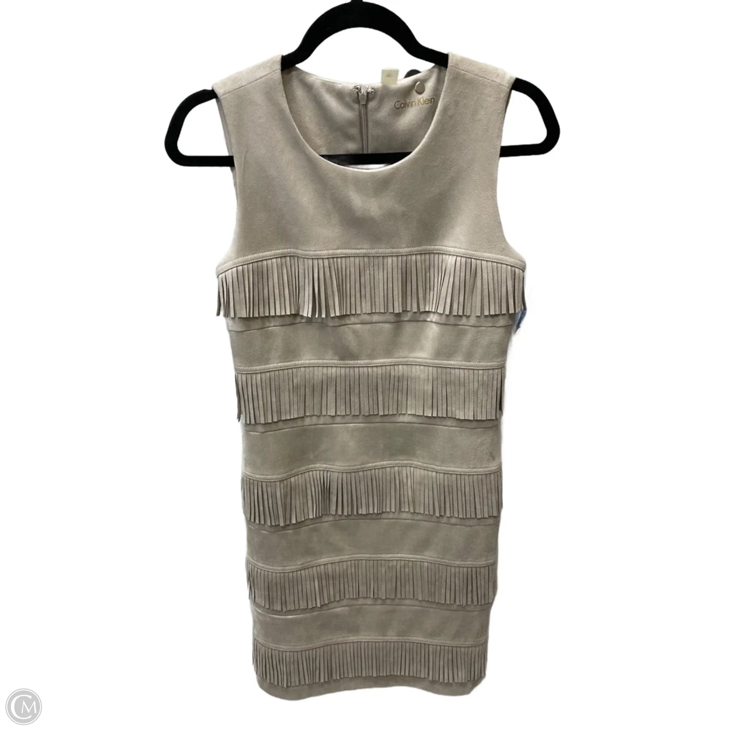 Dress Party Short By Calvin Klein In Tan, Size: S