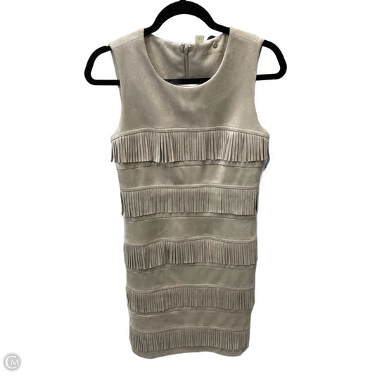 Dress Party Short By Calvin Klein In Tan, Size: S