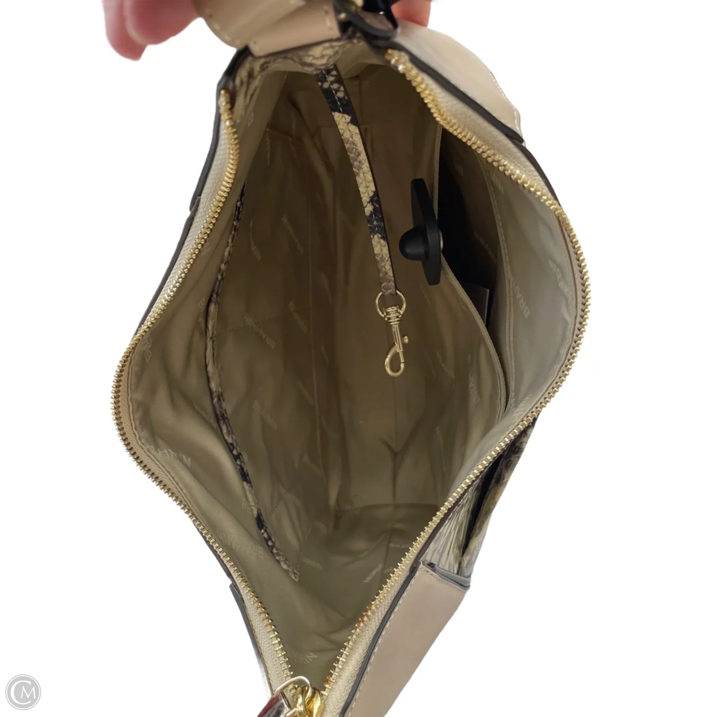 Handbag Designer By Brahmin, Size: Large