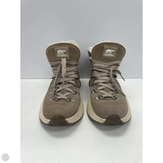Boots Hiking By Sorel In Tan, Size: 10