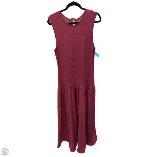 Dress Casual Maxi By Daily Practice By Anthropologie In Maroon, Size: L