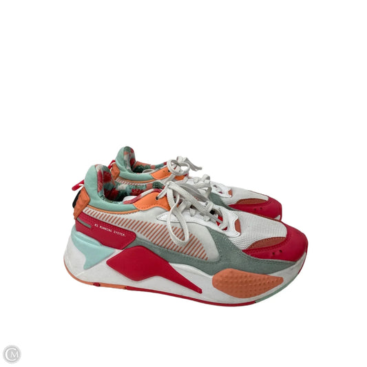 Shoes Sneakers By Puma In Pink & White, Size: 7.5