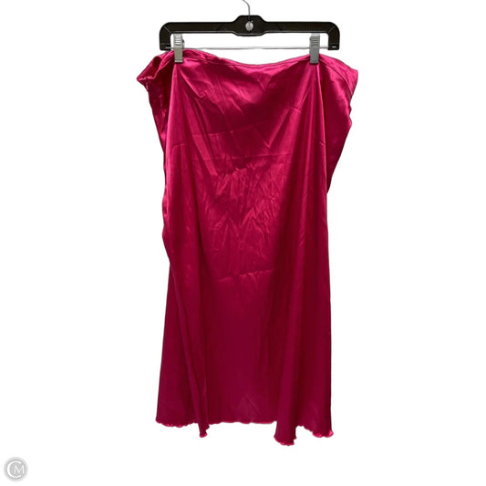 Skirt Midi By Shein In Pink, Size: 22
