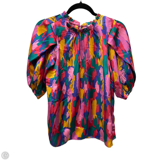 Blouse 3/4 Sleeve By Michelle Mcdowell In Multi-colored, Size: S