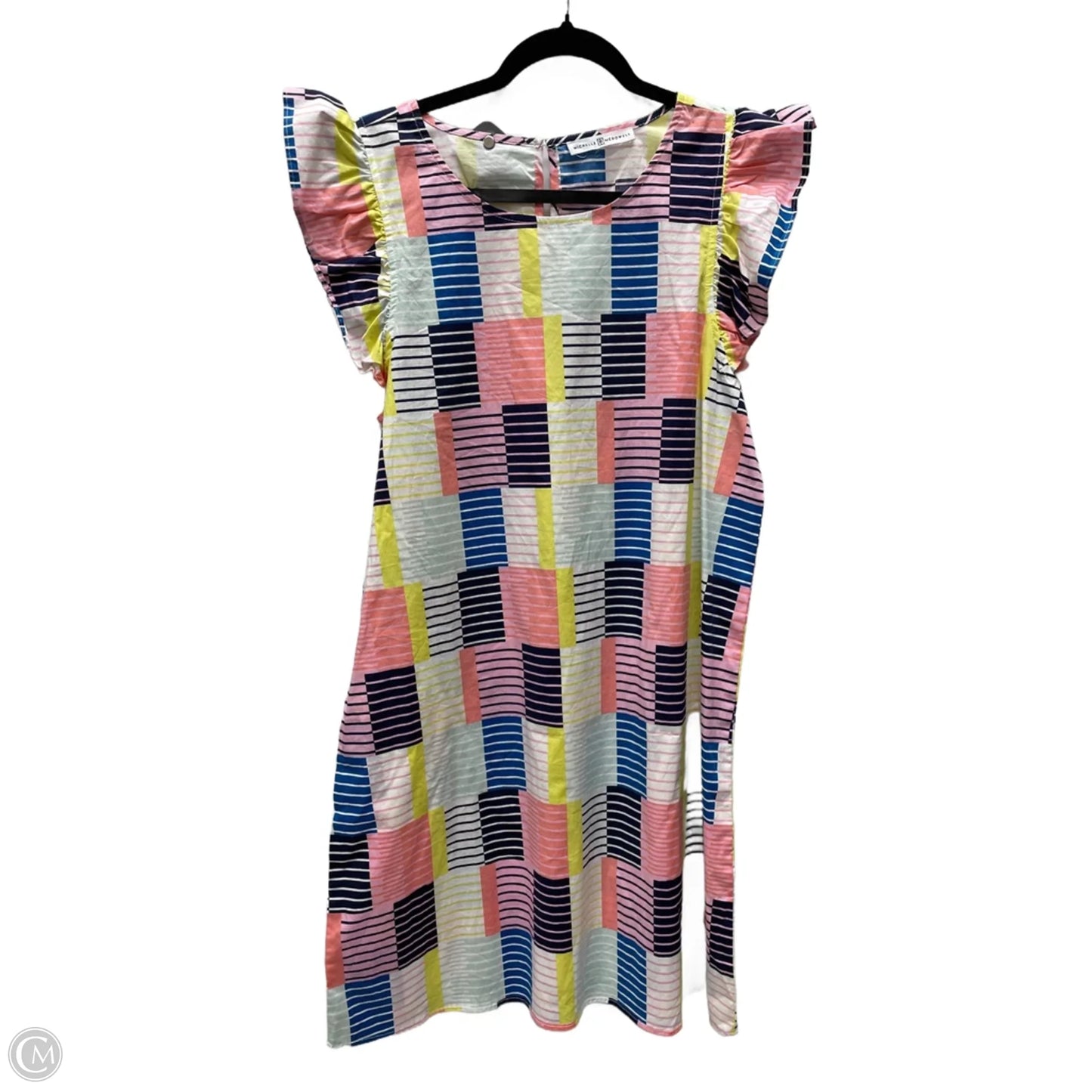 Dress Casual Short By Michelle Mcdowell In Geometric Pattern, Size: M