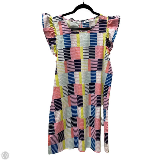 Dress Casual Short By Michelle Mcdowell In Geometric Pattern, Size: M