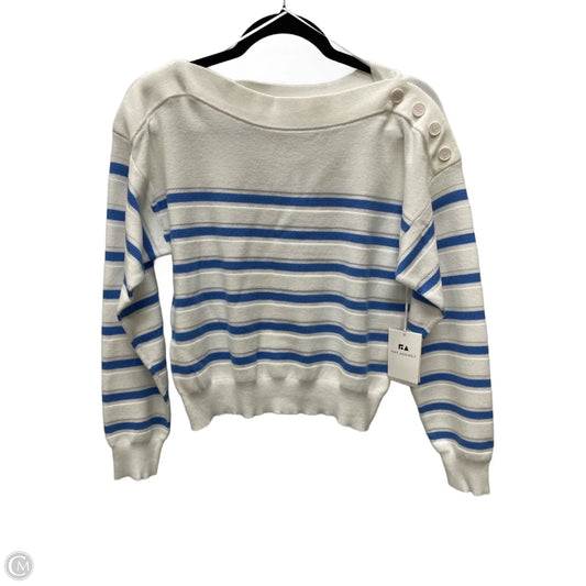 Sweater By Free Assembly In Striped Pattern, Size: Xs