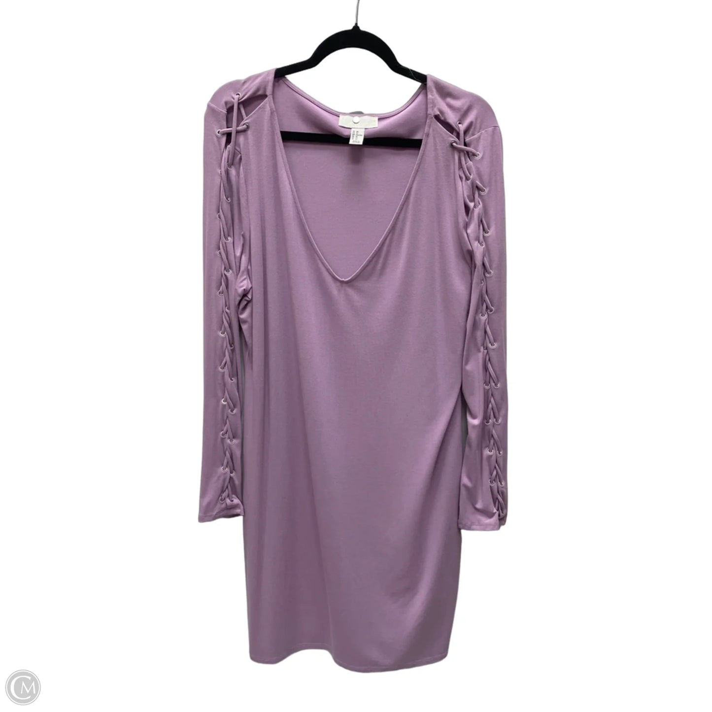 Dress Casual Short By Forever 21 In Purple, Size: 3x