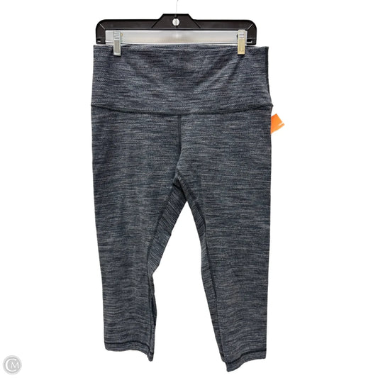 Athletic Capris By Lululemon In Green, Size: L