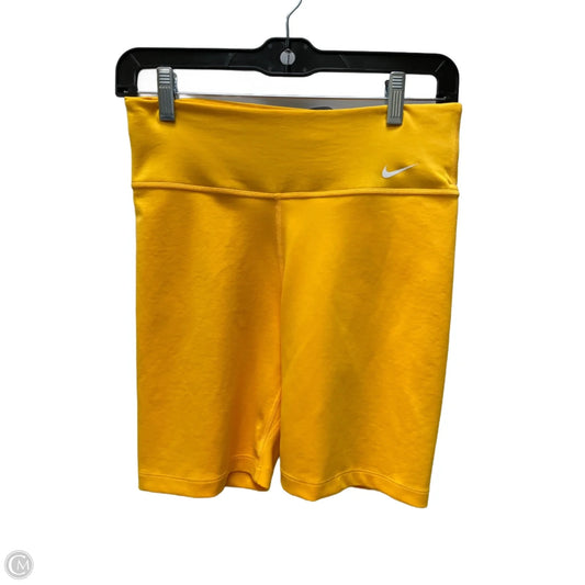 Athletic Shorts By Nike Apparel In Yellow, Size: M