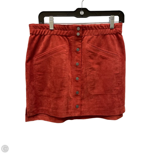 Skirt Mini & Short By Bcbgmaxazria In Orange, Size: 4