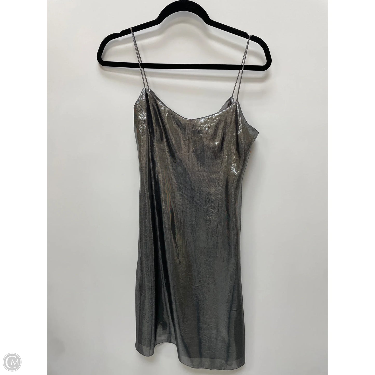 Dress Party Short By Rickie Freeman Teri Jon In Silver, Size: M
