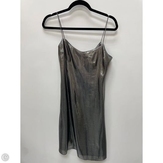 Dress Party Short By Rickie Freeman Teri Jon In Silver, Size: M