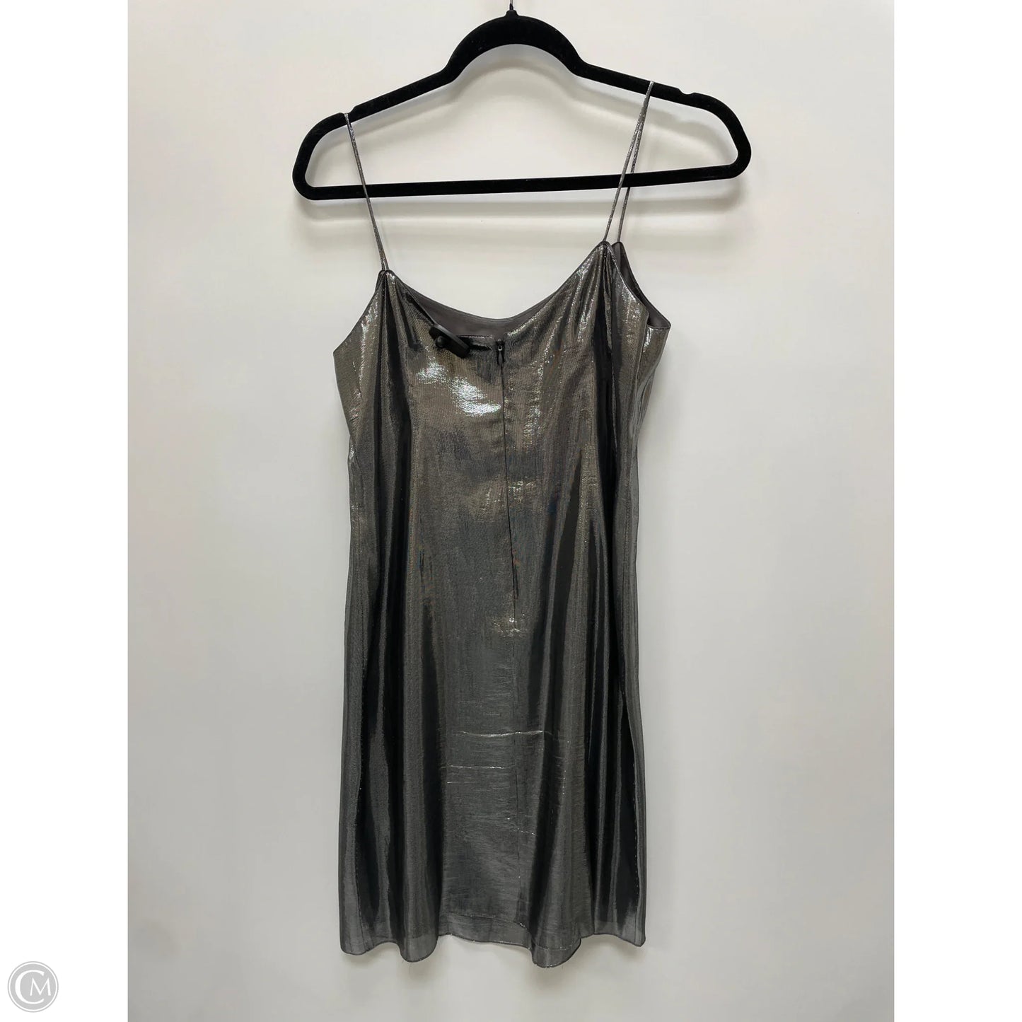 Dress Party Short By Rickie Freeman Teri Jon In Silver, Size: M