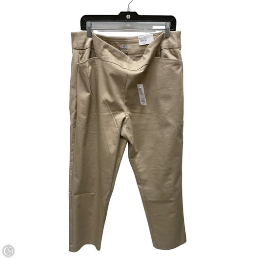 Pants Other By Croft And Barrow In Tan, Size: 18
