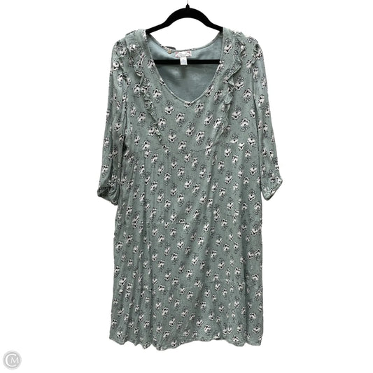 Dress Casual Short By Studio West In Floral Print, Size: L