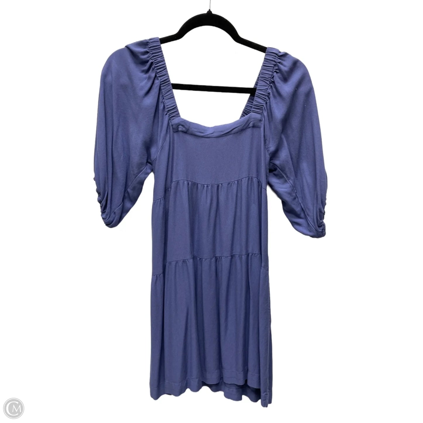 Tunic 3/4 Sleeve By Clothes Mentor In Blue, Size: S