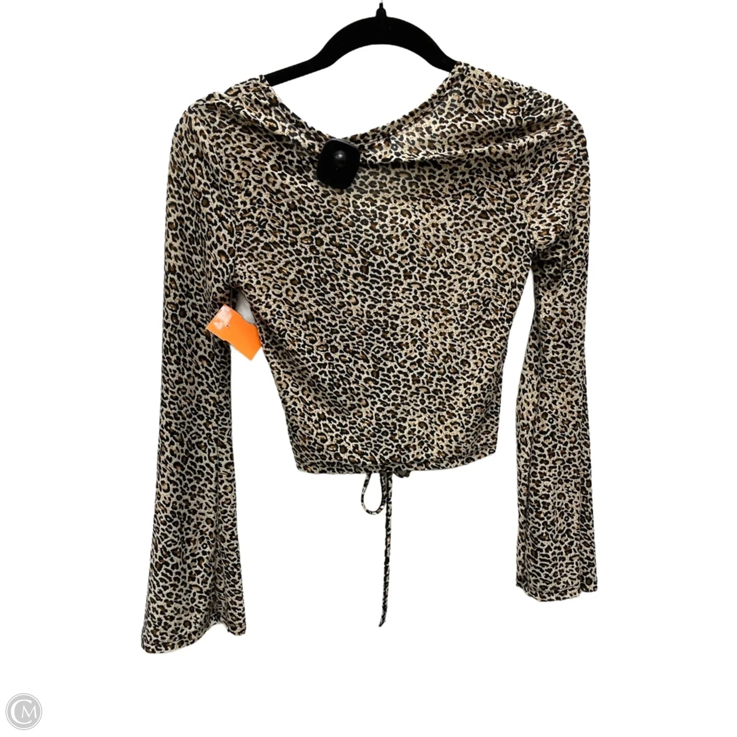 Top Long Sleeve By Shein In Animal Print, Size: Xs