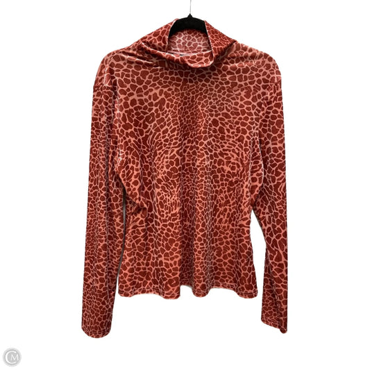 Top Long Sleeve By Clothes Mentor In Orange, Size: 2x