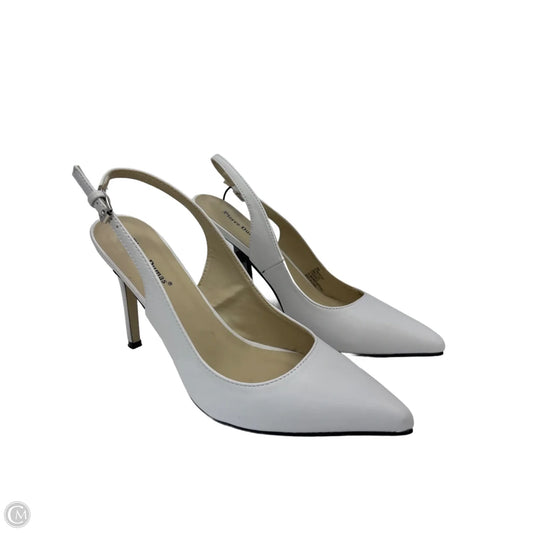 Shoes Heels Stiletto By Pierre Dumas In White, Size: 9