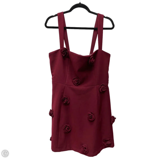 Dress Party Short By Avec Les Filles In Red, Size: L