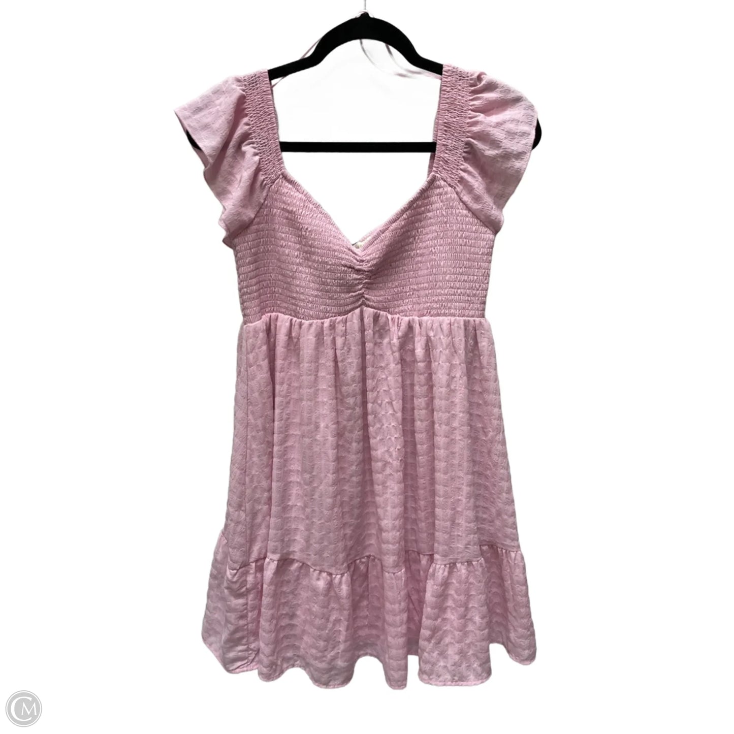 Dress Casual Short By Clothes Mentor In Pink, Size: Xl