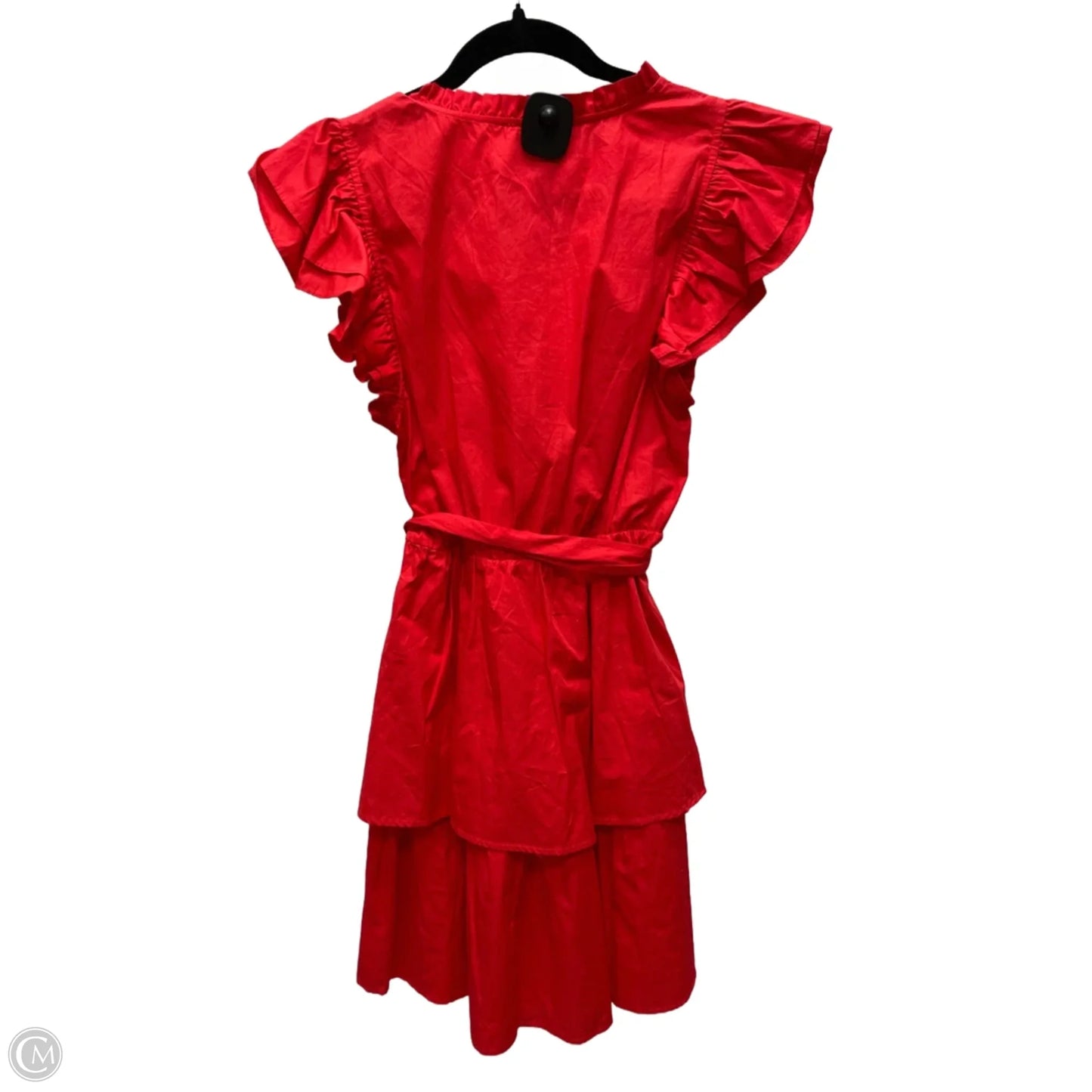 Dress Casual Short By Anna Rae In Red, Size: S