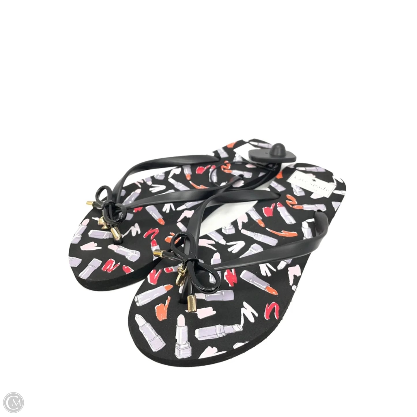 Sandals Designer By Kate Spade In Black, Size: 7